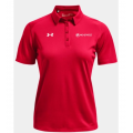 UA W's Team Tipped Polo - Red