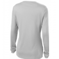 Sport-Tek W's LS Tee - Silver