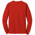 Gildan Cotton LS Tee - Red