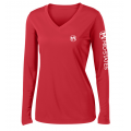 Sport-Tek W's LS Tee - Red