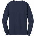 Gildan Cotton LS Tee - Navy
