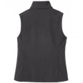 Port Authority W's Soft Shell Vest - Black Charcoal Heather