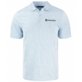 C&B Pike Eco Print SS Polo - White/Atlas