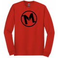 Gildan Cotton LS Tee - Red