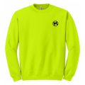 Gildan M's Sweatshirt - Safety Green