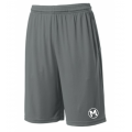 Sport-Tek M's Pocketed Short - Grey