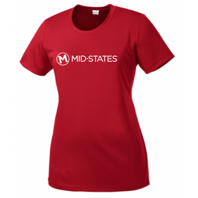 Sport-Tek W's SS Tee - Red