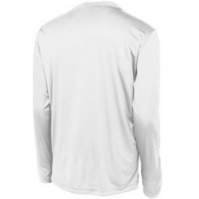 Sport-Tek M's LS Tee - White