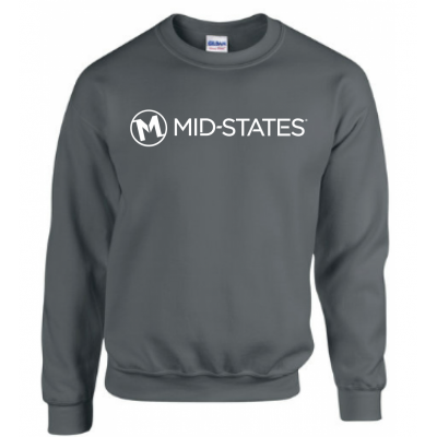 Gildan Adult Fleece Crew - Charcoal
