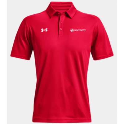 UA W's Team Tipped Polo - Red