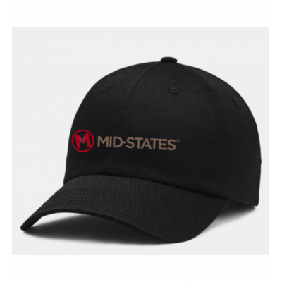 UA Team Chino Adjustable Cap - Black