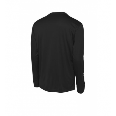 Sport-Tek M's LS Tee - Black