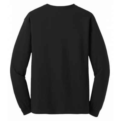 Gildan Cotton LS Tee - Black