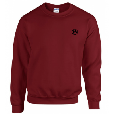 Gildan Adult Fleece Crew - Garnet