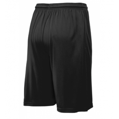 Sport-Tek M's Pocketed Short - Black