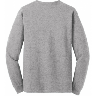 Gildan Cotton LS Tee - Sport Grey