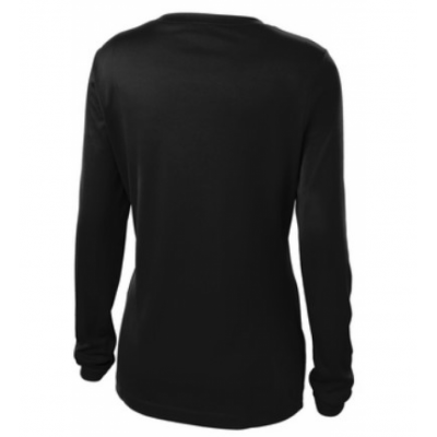 Sport-Tek W's LS Tee - Black