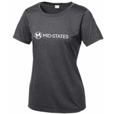 Sport-Tek Scoop Neck SS Tee - Grey