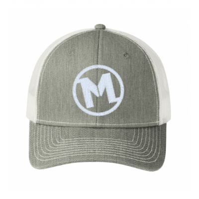 Heather Grey Emb Cap - 2 Deco