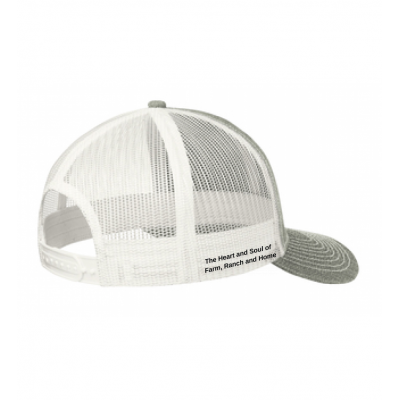 Heather Grey Heart and Soul Cap - 2 deco