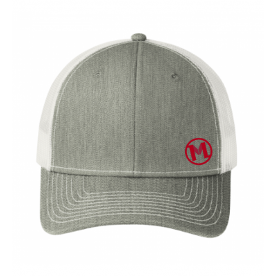 Heather Grey Heart and Soul Cap - 2 deco