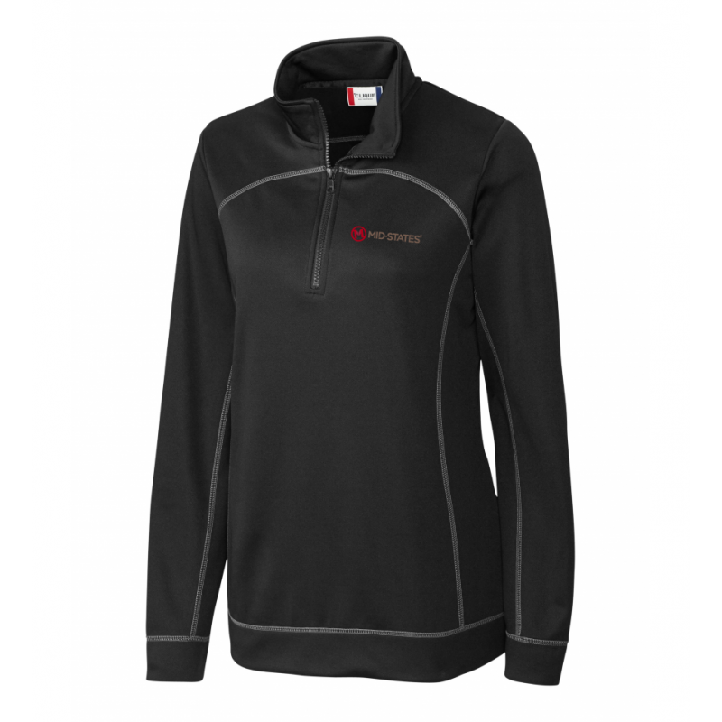 Clique Brand W's Helsa Half Zip - Black