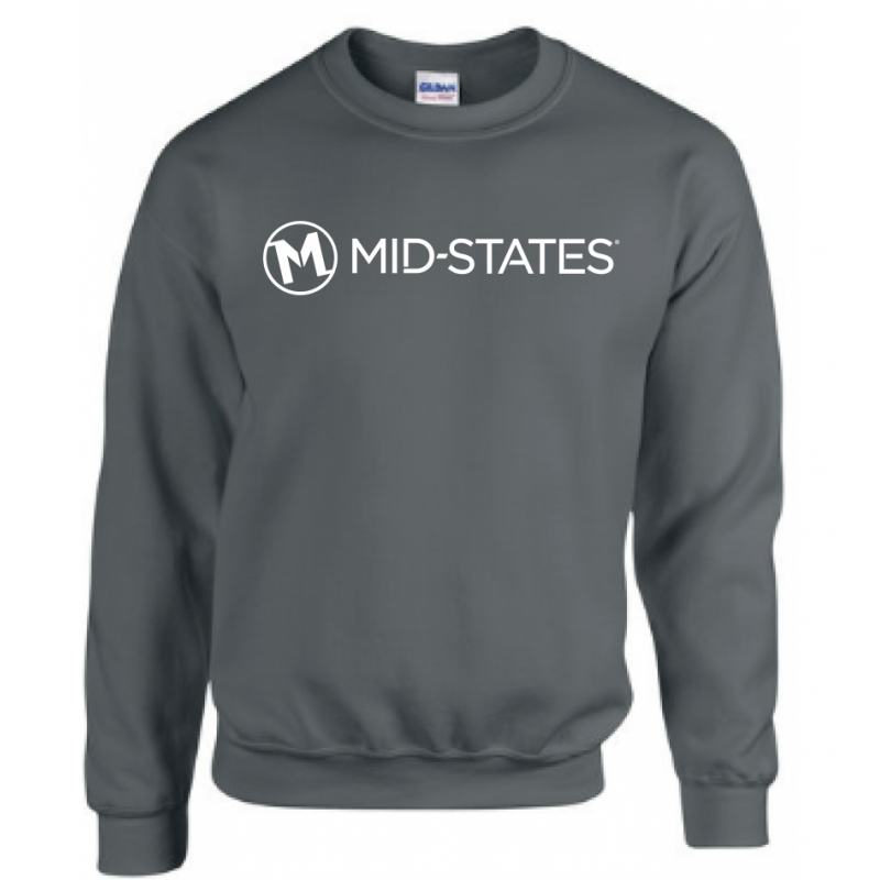Gildan Adult Fleece Crew - Charcoal