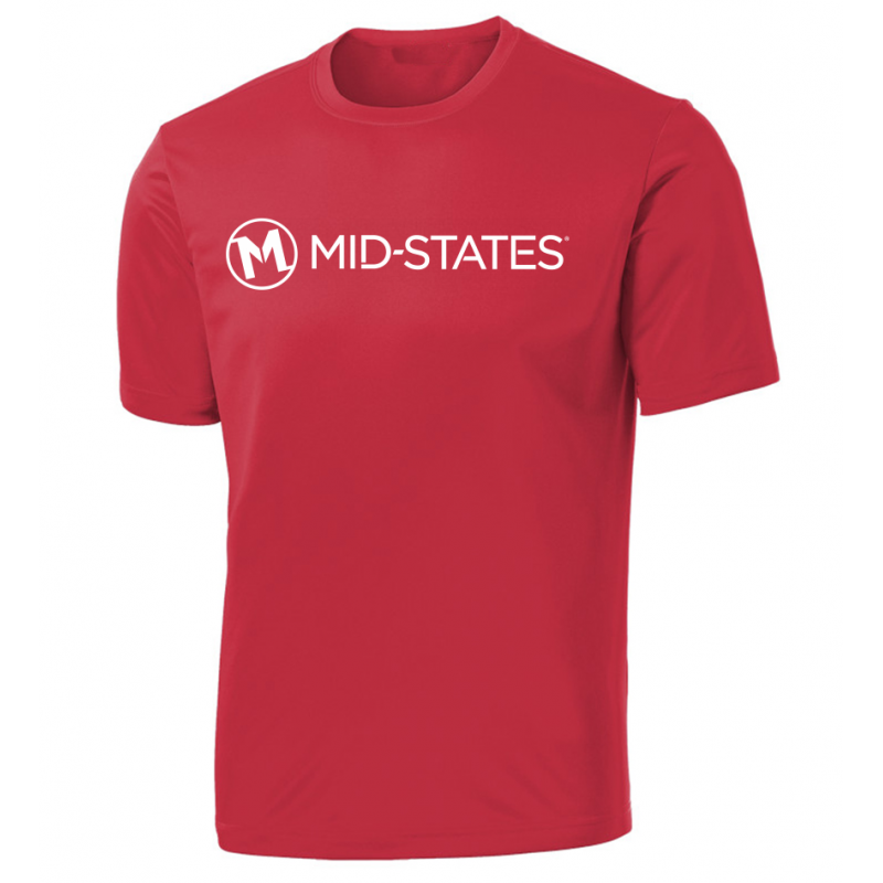 Sport-Tek M's SS Tee - Red