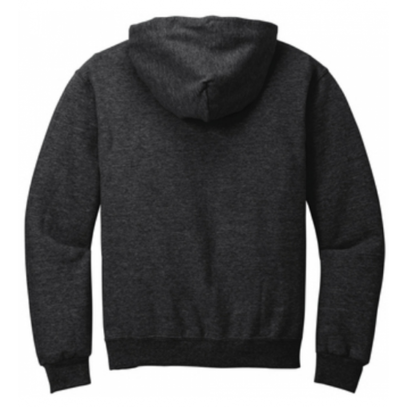 Jerzees Hooded Sweatshirt - Black Heather