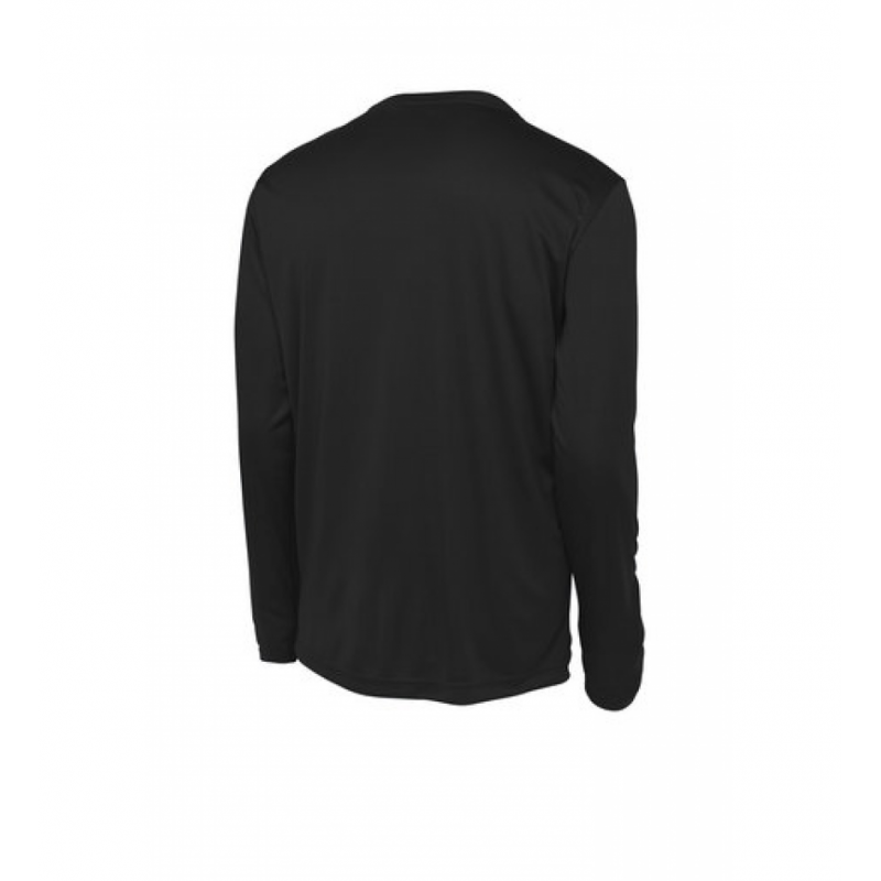Sport-Tek M's LS Tee - Black