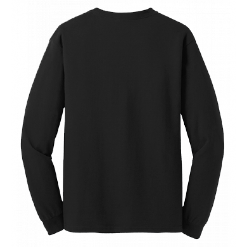 Gildan Cotton LS Tee - Black
