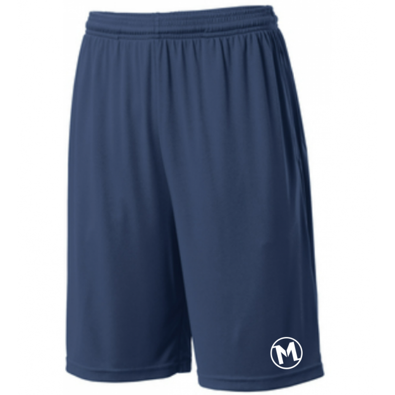 Sport-Tek M's Pocketed Short - Navy