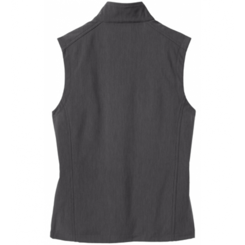 Port Authority M's Soft Shell Vest - Black Charcoal Heather