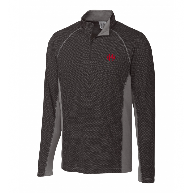 Clique Colorblock M's Half Zip - Black